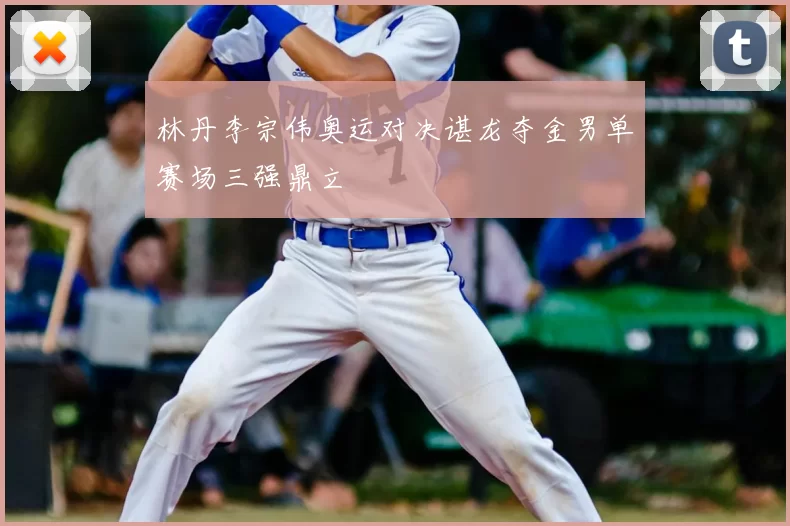 林丹李宗伟奥运对决谌龙夺金男单赛场三强鼎立